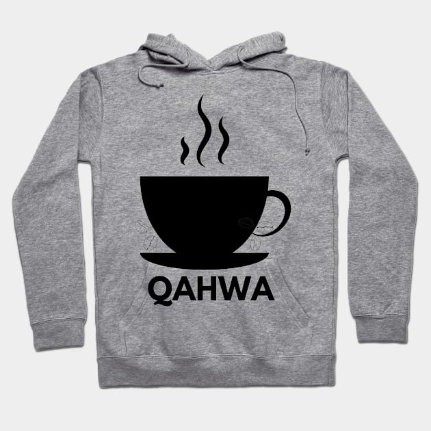 coffe in arabic Hoodie by mdr design